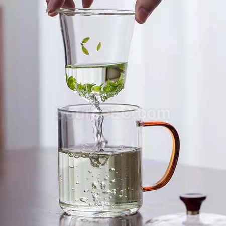 客製化耐熱玻璃泡茶杯禮品