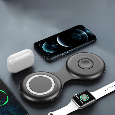 客製化折疊三合一磁吸無線充禮品