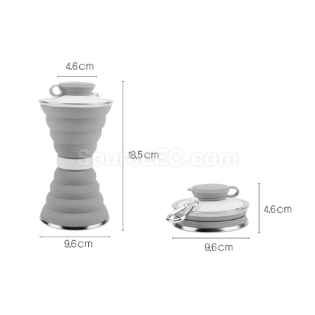 客製化矽膠折疊水杯禮品