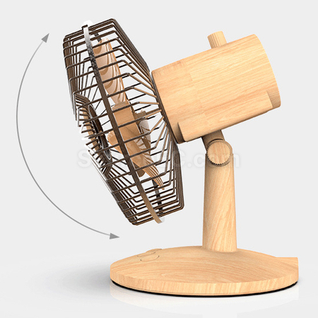 客製化木紋迷你風扇禮品