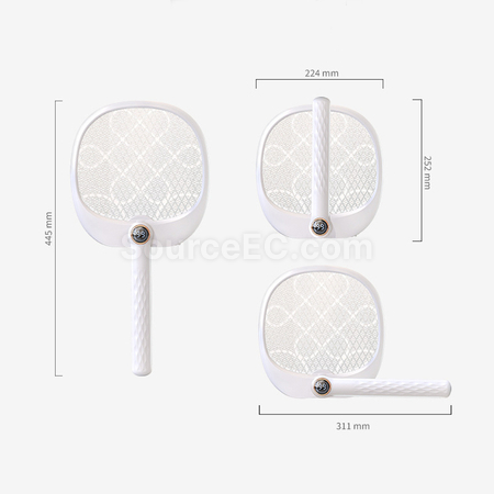 客製化摺疊USB充電電蚊拍禮品