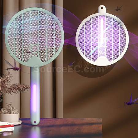 客製化摺疊USB充電電蚊拍禮品