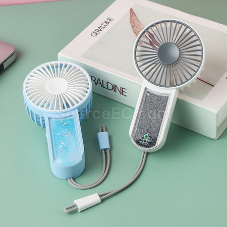 客製化掛繩發光風扇禮品
