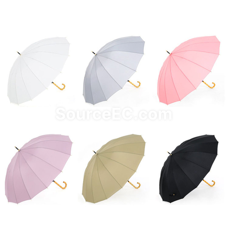 客製化竹節16骨高爾夫雨傘禮品