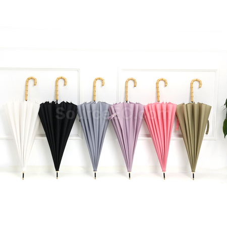 客製化竹節16骨高爾夫雨傘禮品