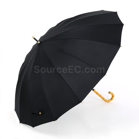 客製化竹節16骨高爾夫雨傘禮品