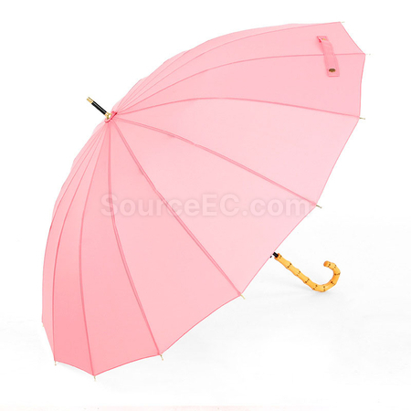 客製化竹節16骨高爾夫雨傘禮品