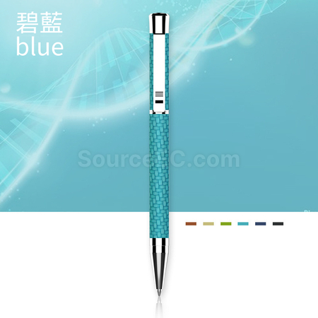 客製化PU皮質按動原子筆禮品