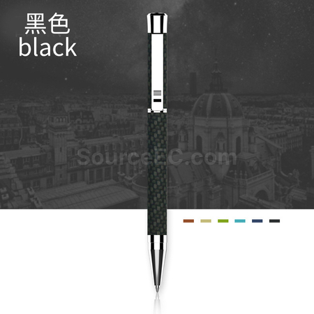 客製化PU皮質按動原子筆禮品