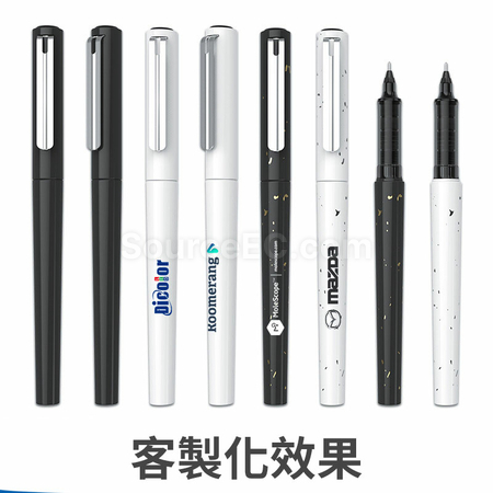 客製化塑膠水性筆拔帽禮品