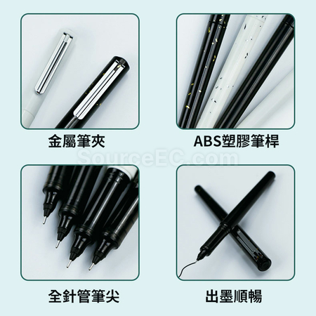 客製化塑膠水性筆拔帽禮品