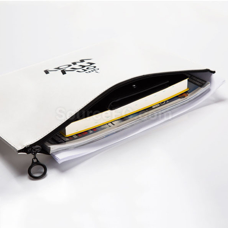 客製化PU A4拉鏈文件袋禮品