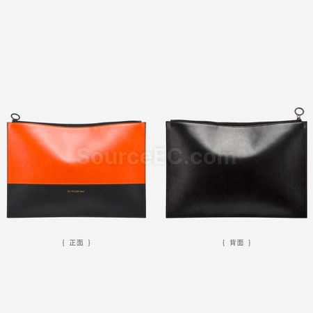 客製化PU A4拉鏈文件袋禮品