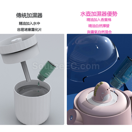 客製化可愛水壺加濕器禮品
