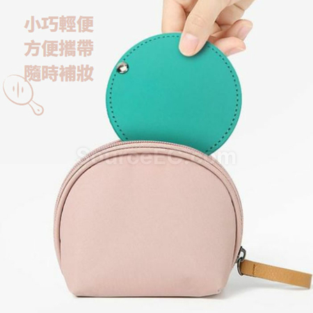 客製化PU旋轉化妝鏡禮品