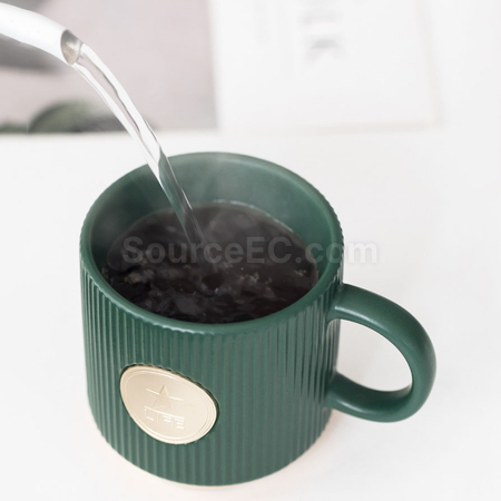 客製化銅章陶瓷杯禮品