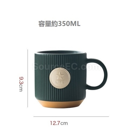 客製化銅章陶瓷杯禮品