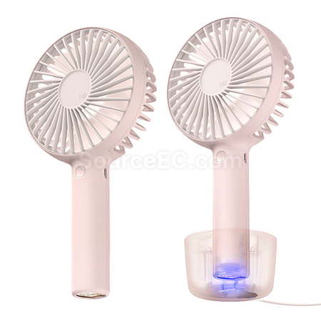 客製化無線花盆座充電風扇禮品