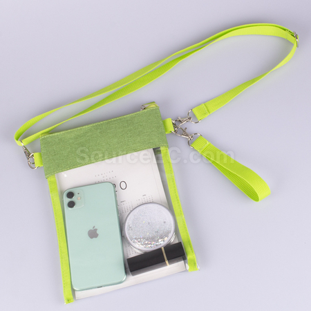 客製化PVC透明斜挎袋禮品