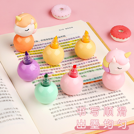 客製化獨角獸熒光筆禮品