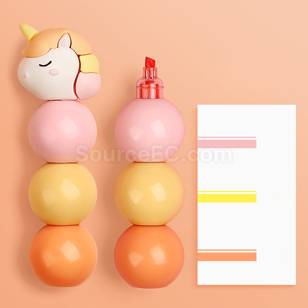客製化獨角獸熒光筆禮品