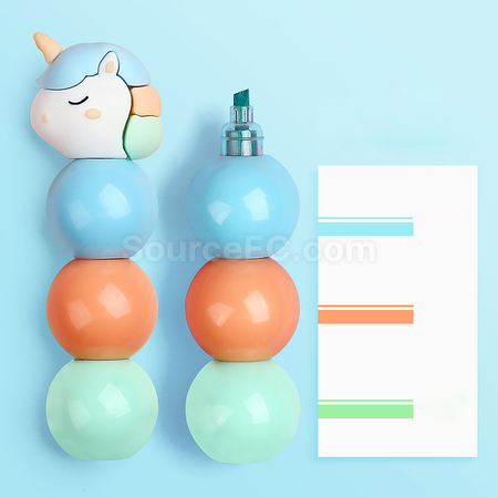 客製化獨角獸熒光筆禮品