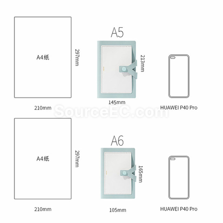 客製化簡約PU筆記本禮品
