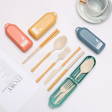 客製化麥稈餐具套裝禮品