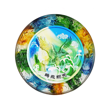 客製化琉璃實木獎牌禮品