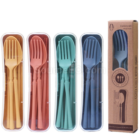 客製化麥稈餐具套裝禮品