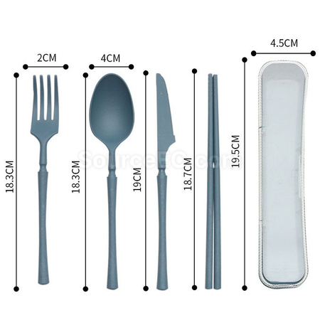 客製化麥稈餐具套裝禮品