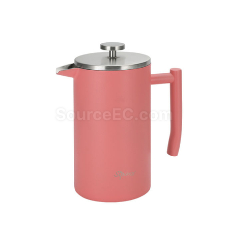 客製化304雙層隔熱法壓咖啡壺禮品