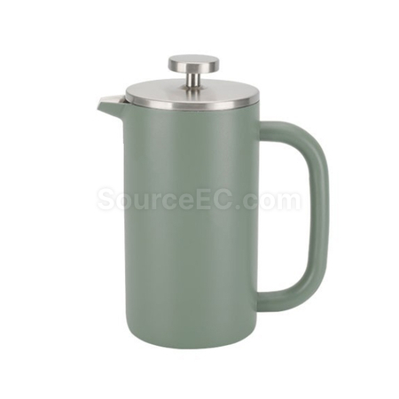 客製化304雙層隔熱法壓咖啡壺禮品