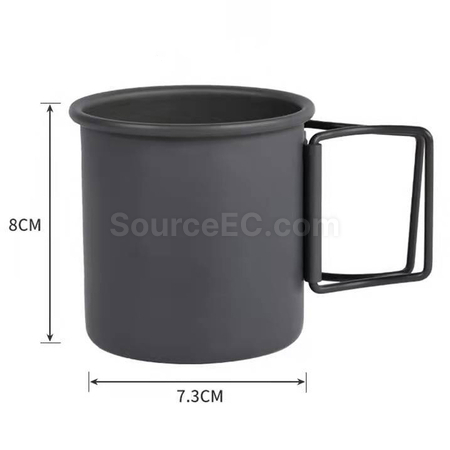 客製化露營鋁合金折疊水杯禮品