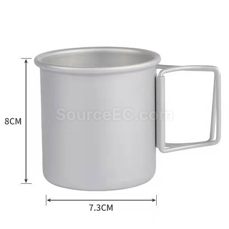 客製化露營鋁合金折疊水杯禮品