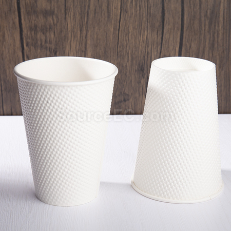 客製化玉米粒凹凸紋紙杯禮品