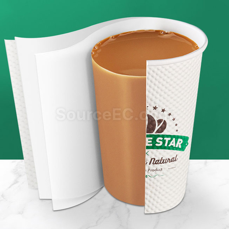 客製化玉米粒凹凸紋紙杯禮品