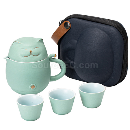 客製化招財貓泡茶杯禮品
