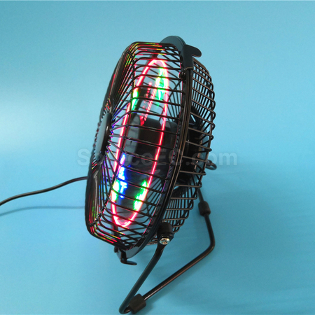 客製化LED時鐘電風扇禮品