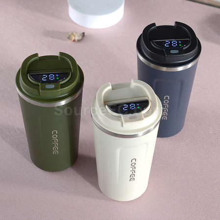 客製化顯溫304不銹鋼保溫杯禮品