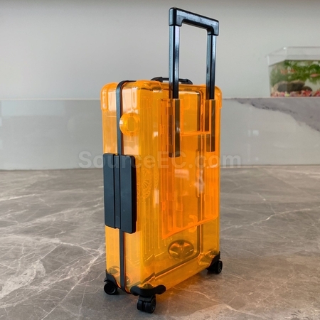 客製化透明小型行李箱單肩斜挎包禮品