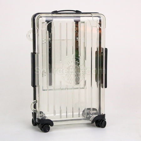 客製化透明小型行李箱單肩斜挎包禮品
