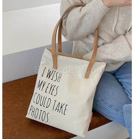 客製化客製化PU帶帆布袋禮品