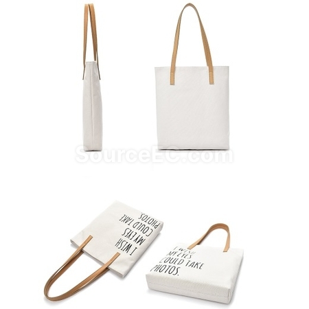 客製化客製化PU帶帆布袋禮品