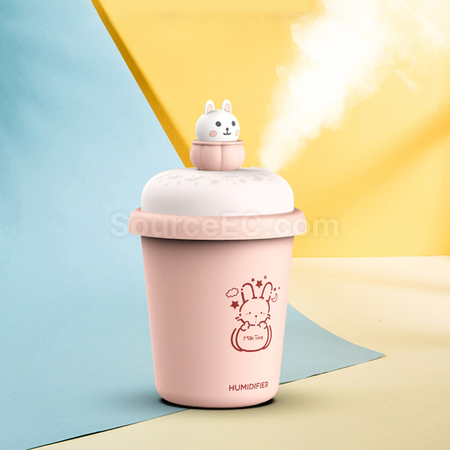 客製化可愛小夜燈加濕器禮品
