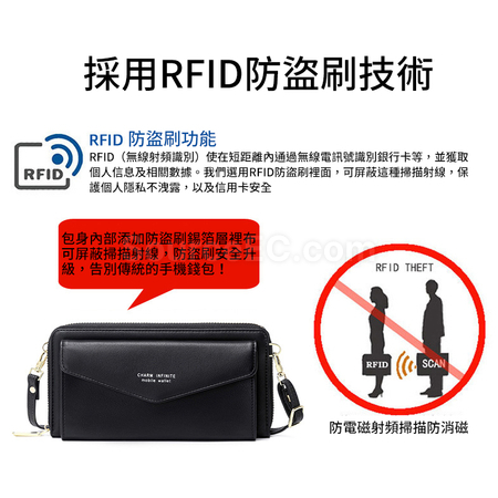 客製化防水RFID收納斜跨包禮品