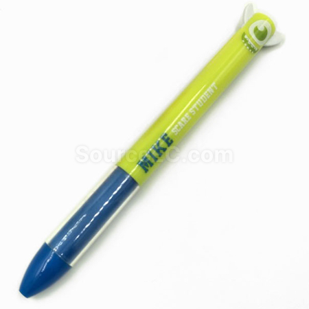 客製化按壓卡通兩色原子筆禮品