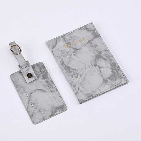 客製化PU行李牌護照套裝禮品