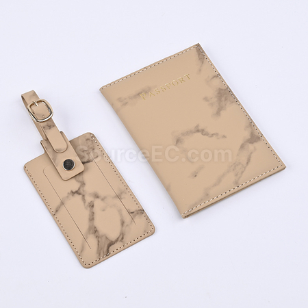 客製化PU行李牌護照套裝禮品