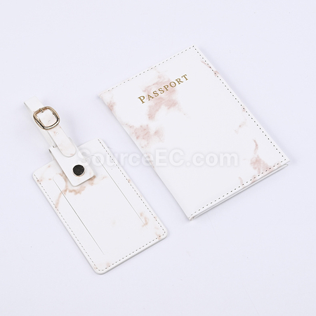 客製化PU行李牌護照套裝禮品